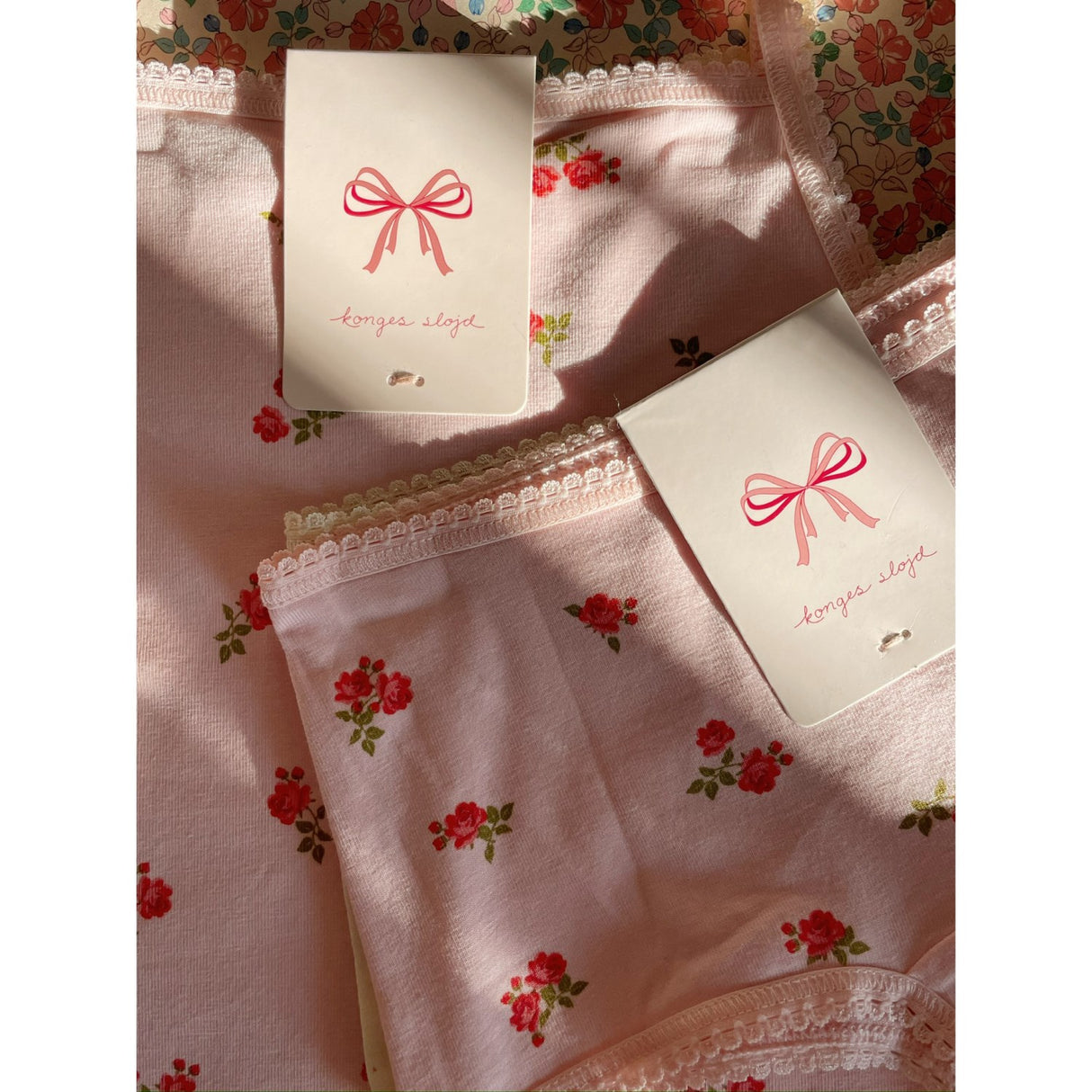 Konges Sløjd Bella Rosita/Rosa Pink Basic 2 Pack Strap Top GOTS