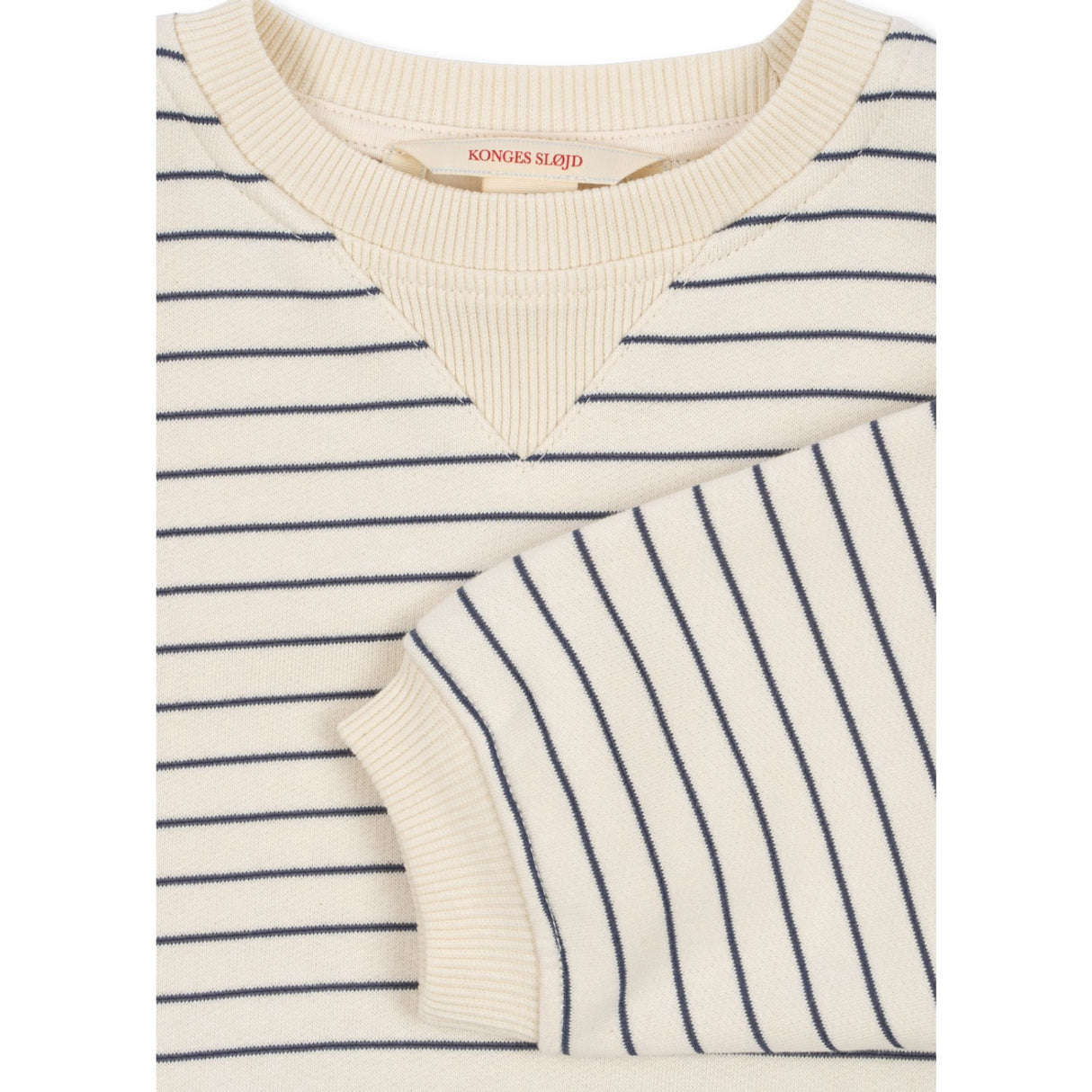 Konges Sløjd Captains Blue/Antique White Amio Sweat Shirt Ocs