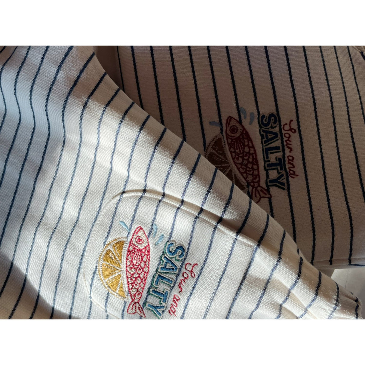 Konges Sløjd Captains Blue/Antique White Amio Sweat Shirt Ocs