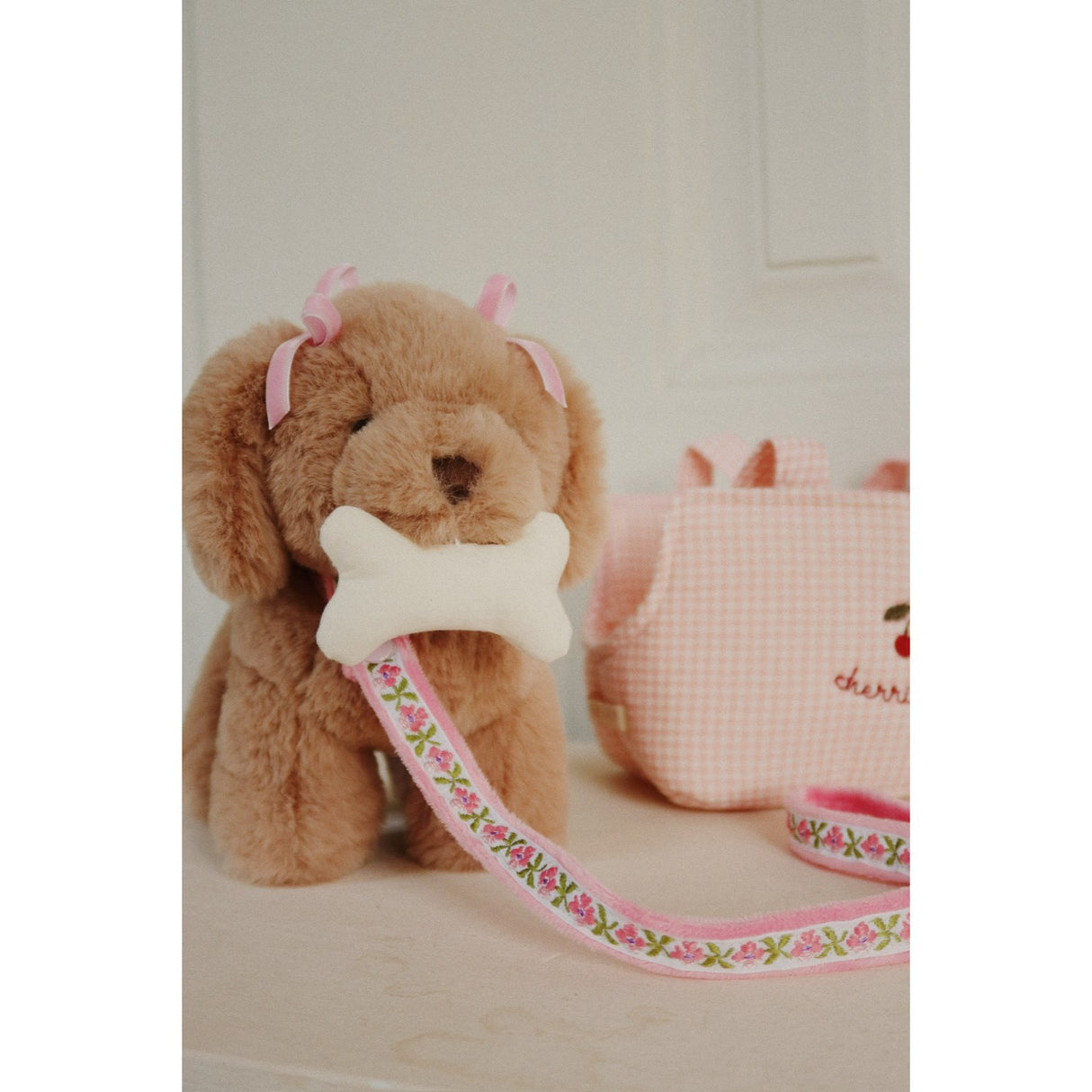 Konges Sløjd Pink Check Maude Puppy