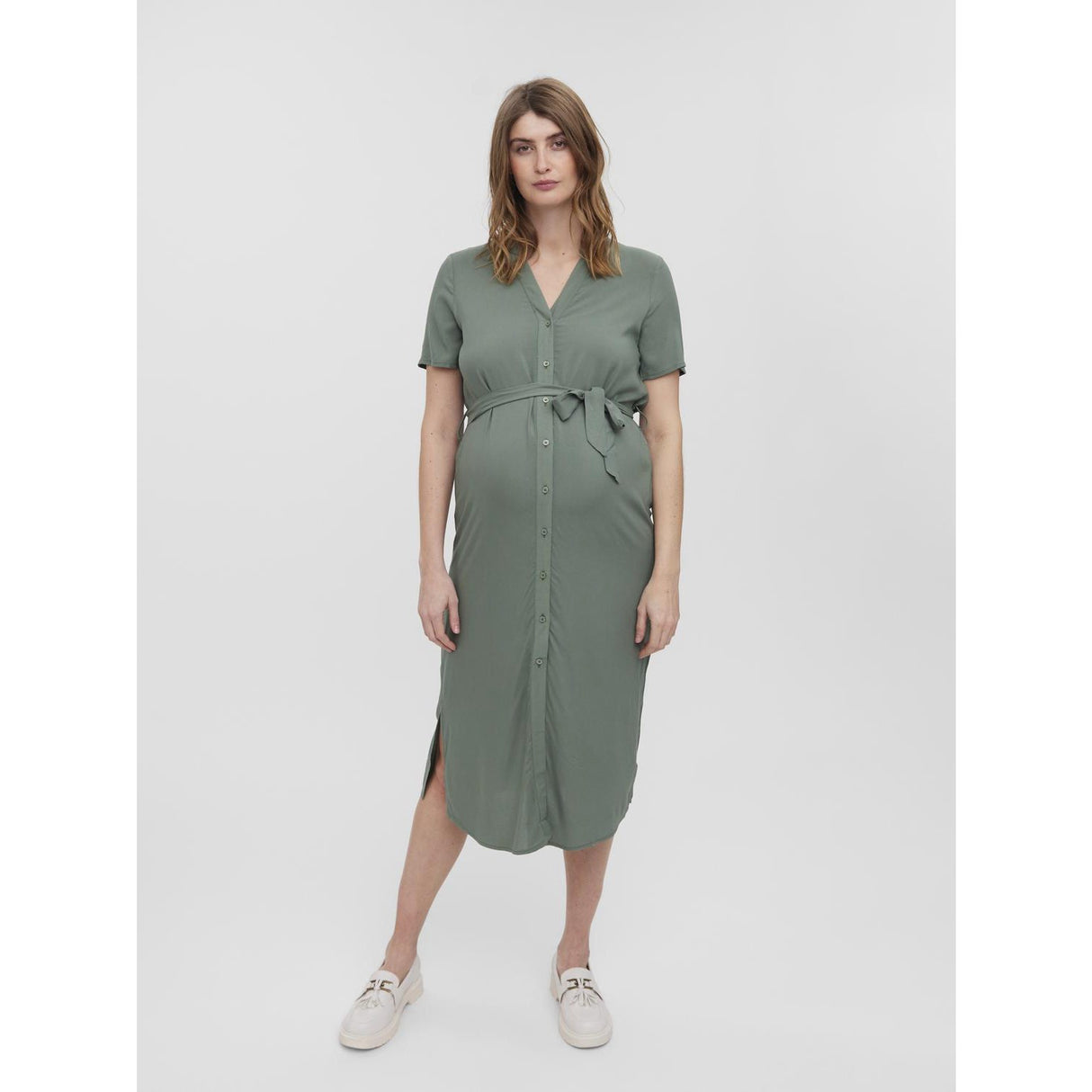 Vero Moda Maternity Laurel Wreath Vica Shirt Dress Noos