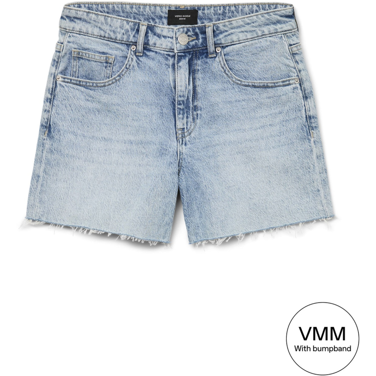 Vero Moda Maternity Light Blue Denim Vmmtess Short Dnm Shorts Mix Ga Noos