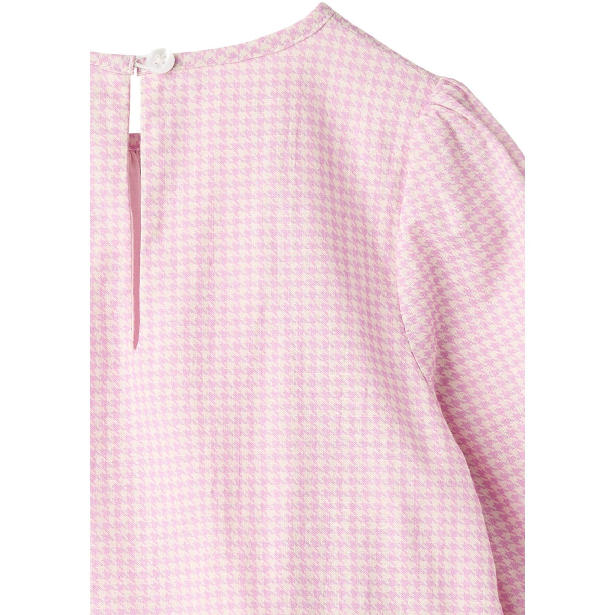 COPENHAGEN COLORS Syringa Comb. Houndstooth Blouse W. Embroidery