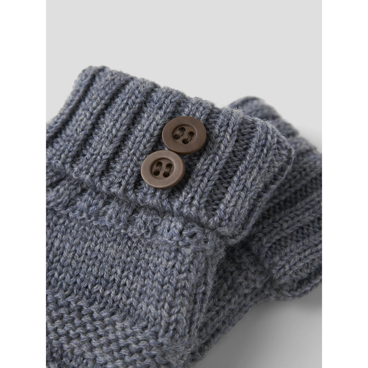 Name It Folkstone Gray Nbmwrilla Wool Knit Slippers