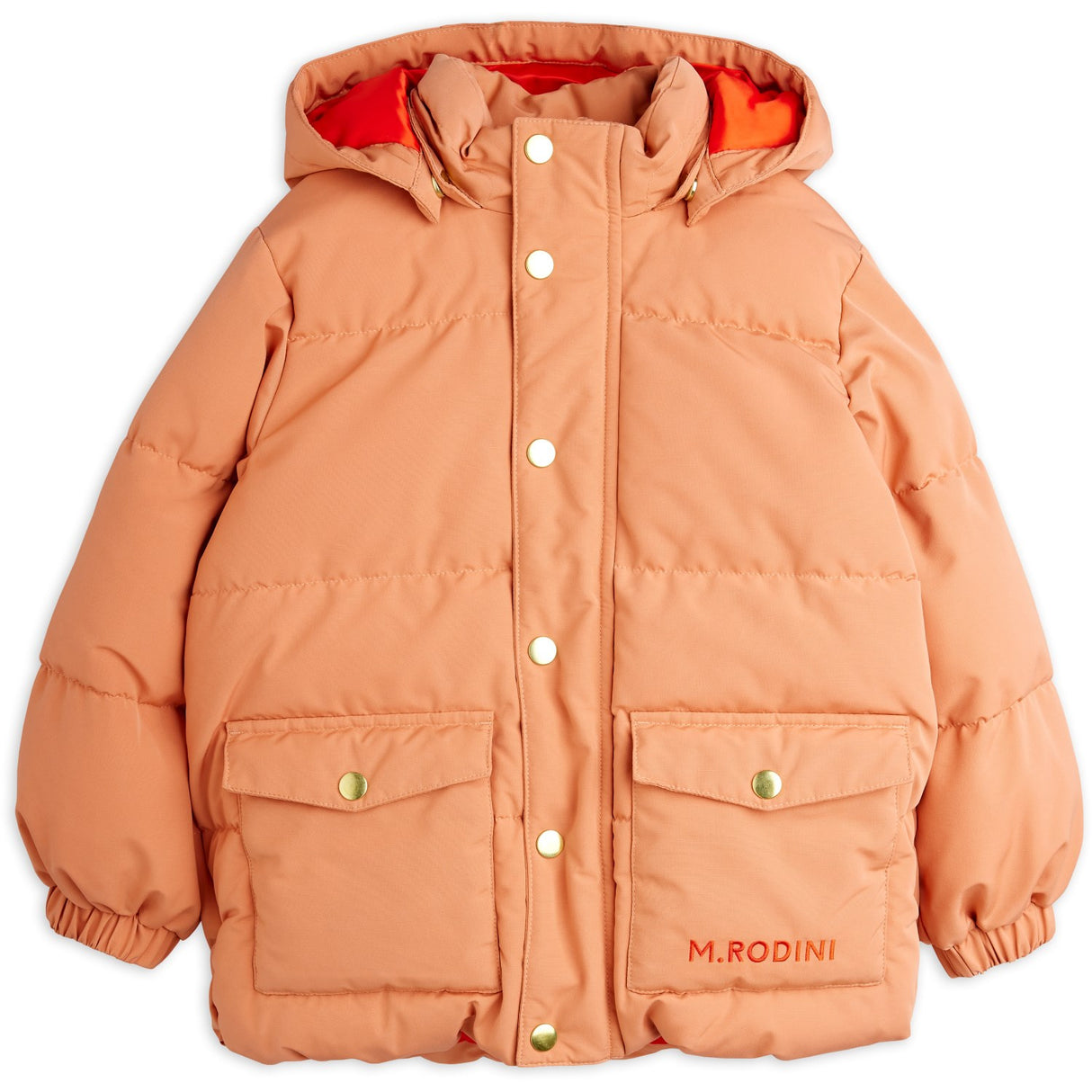 Mini Rodini Pink Solid Heavy Puffer