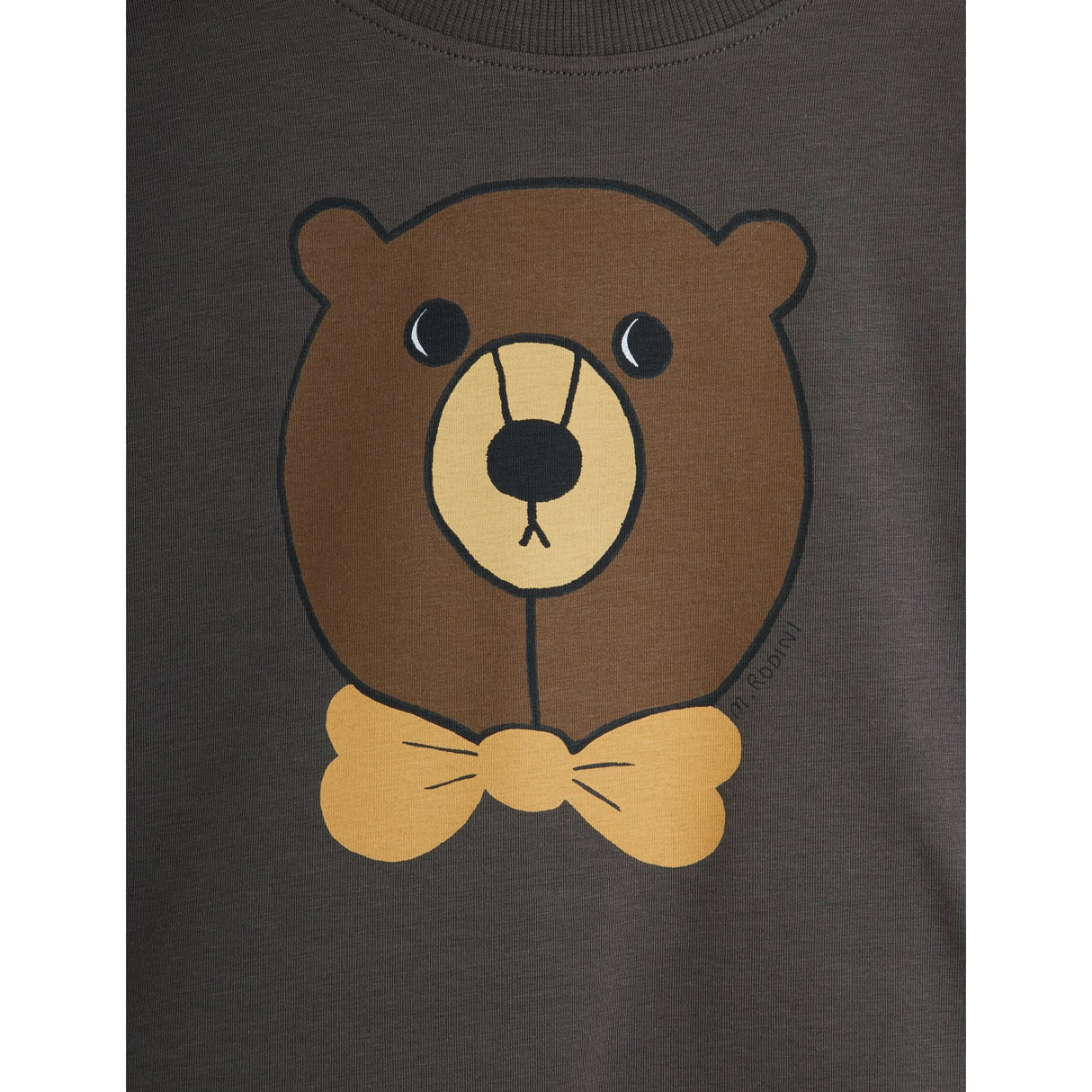 Mini Rodini Grey Bear Sp Ls Top