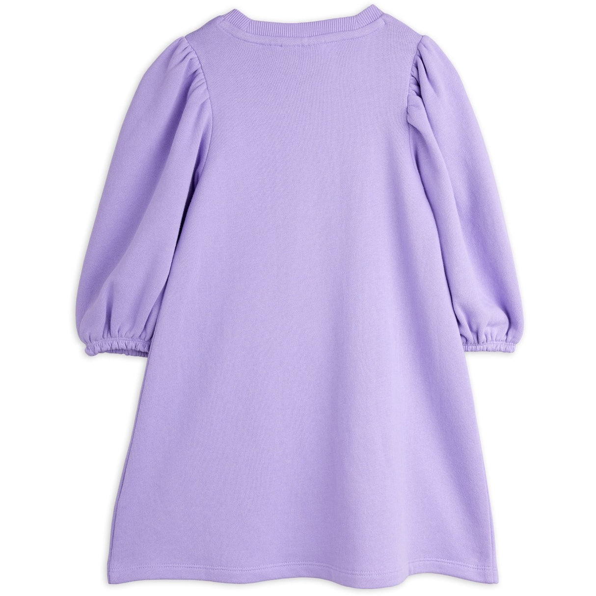 Mini Rodini Purple Cat With Bowtie Chenille Sweatdress