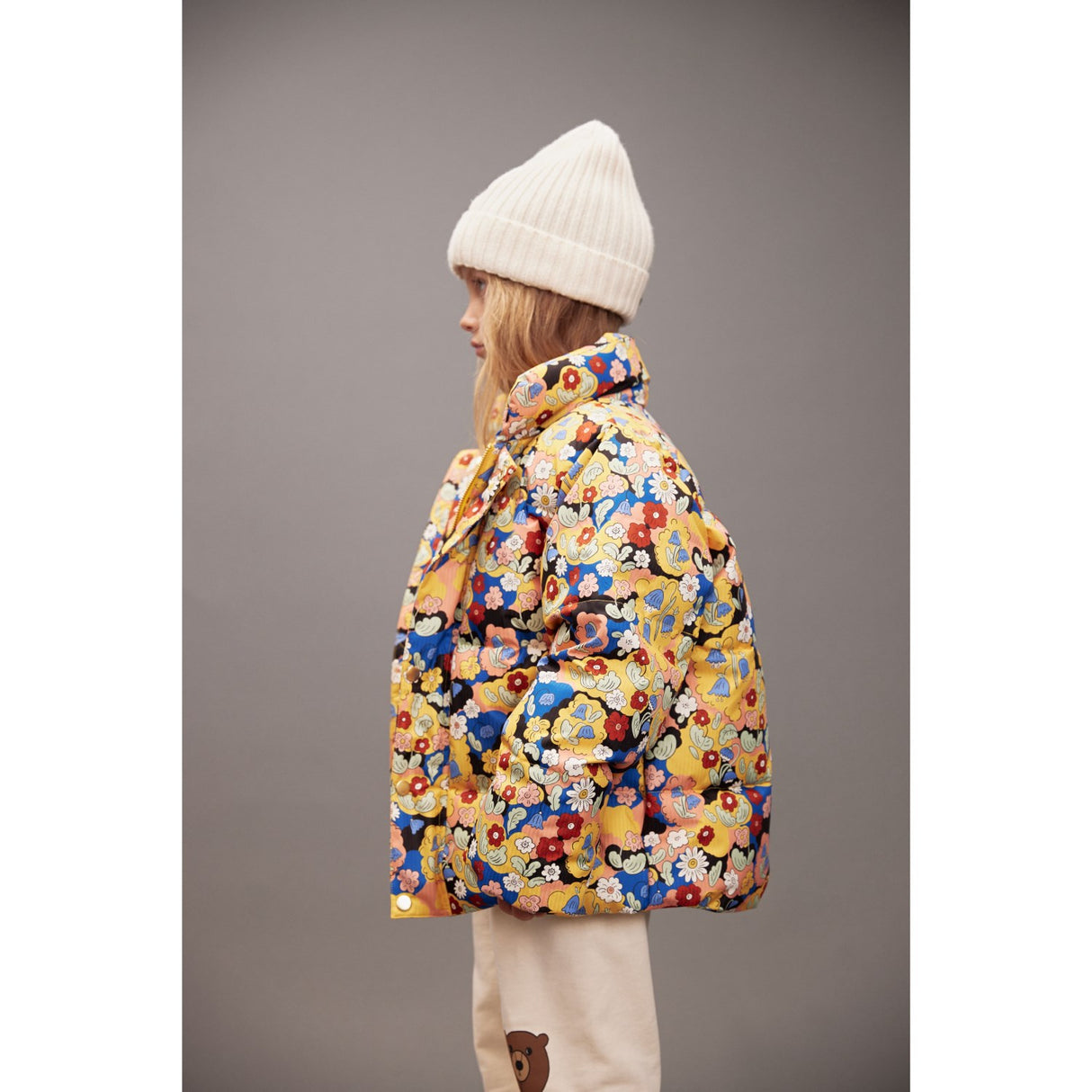 Mini Rodini Multi Flowers AOP Citypuffer