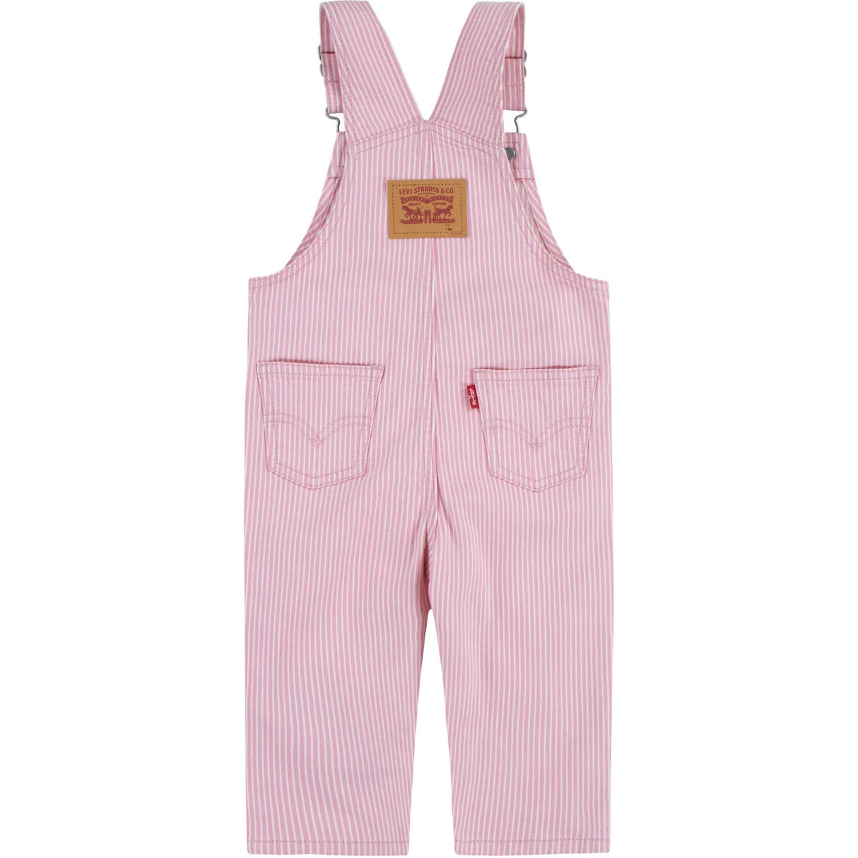 Levi's Bright White Railroad Stripe Overall