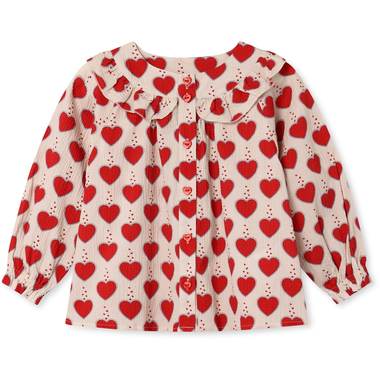 Fliink Sandshell Aop Winter Heart Blouse