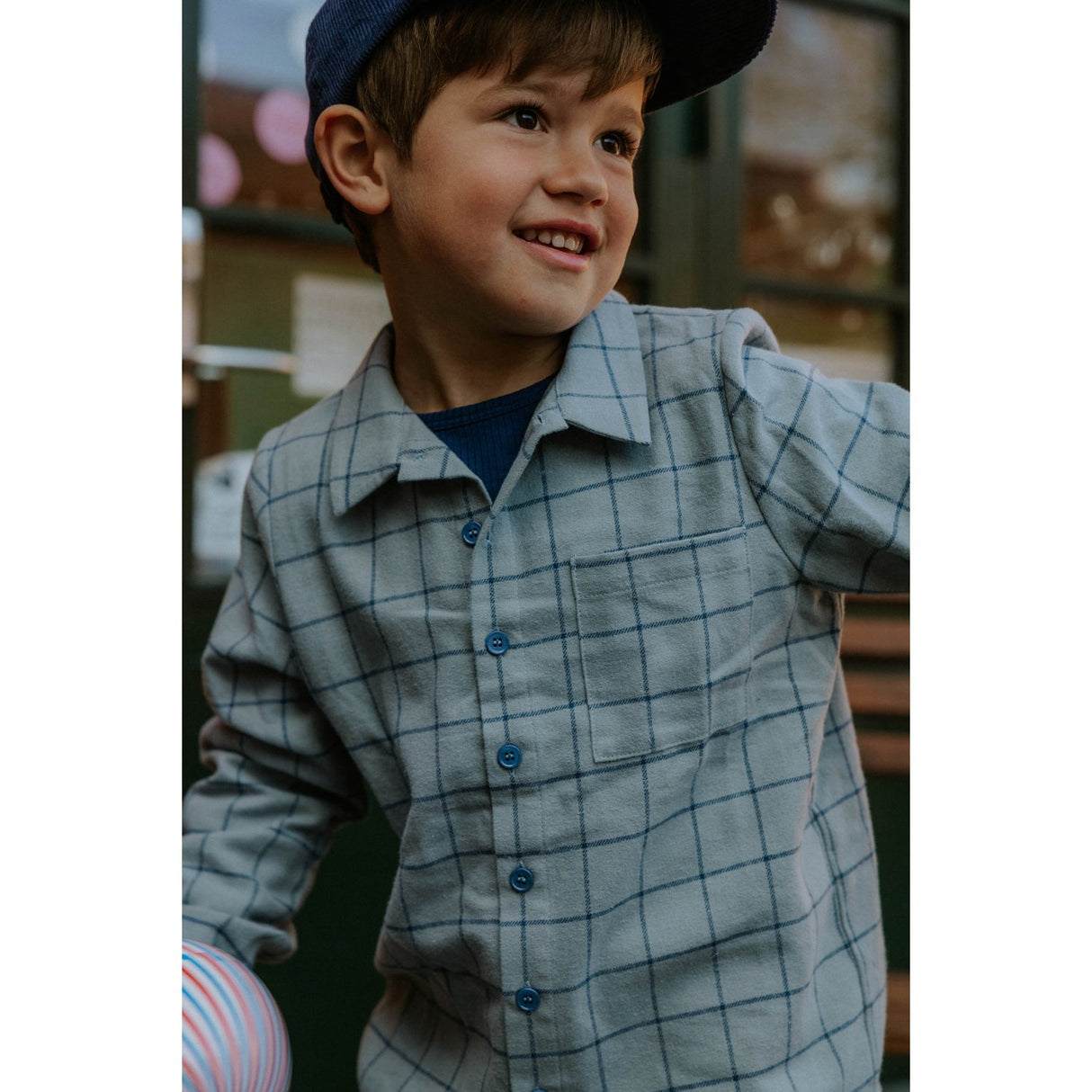 Fliink Slate Cody Check Shirt