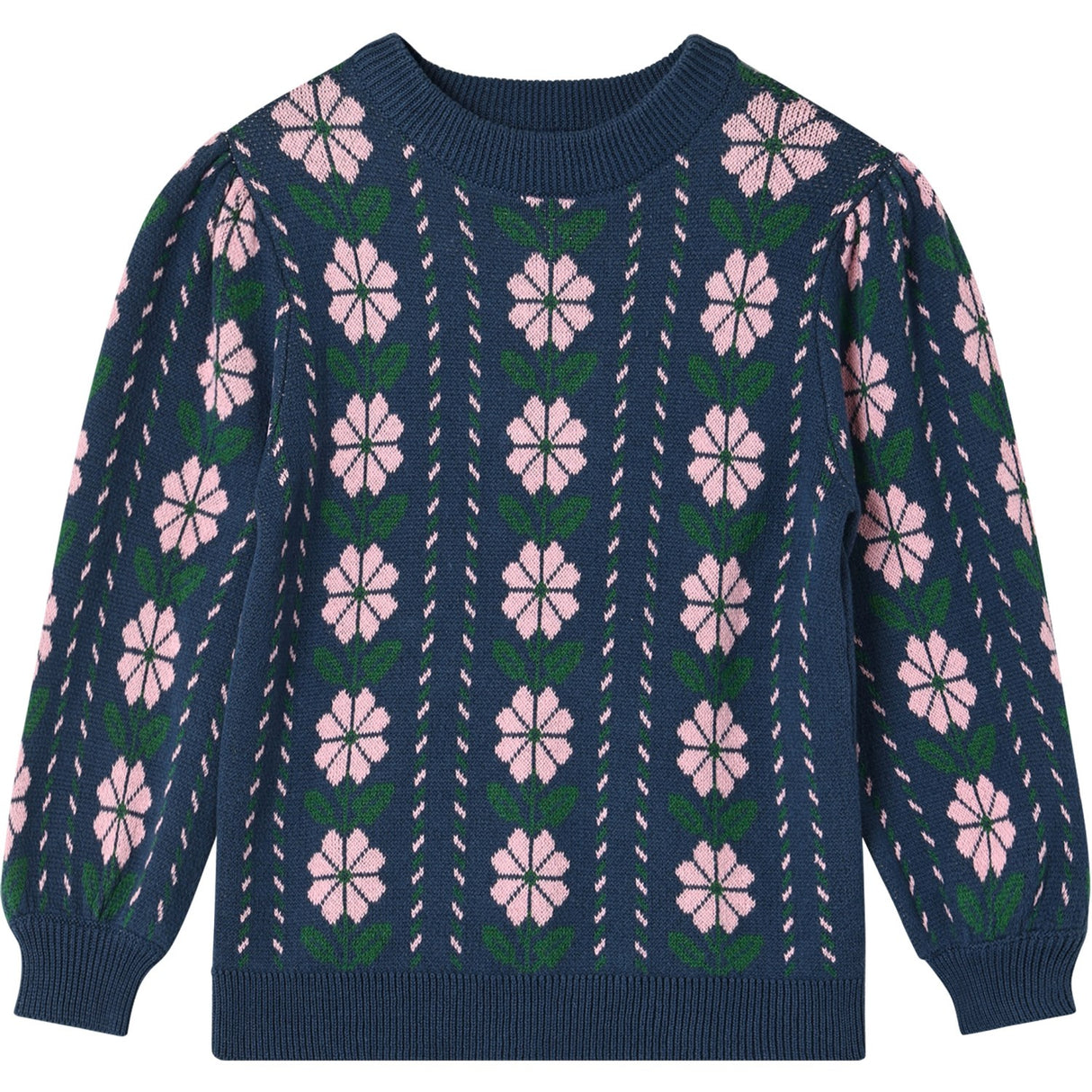 Fliink Insignia Blue Garden Knit Blouse