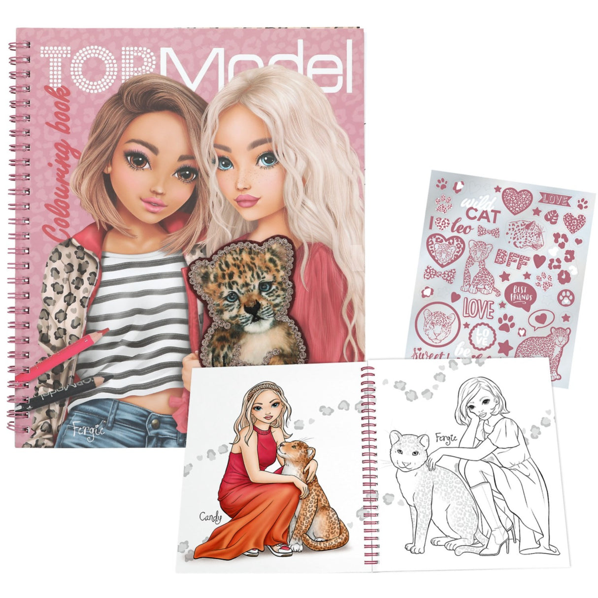 TOPModel Leoheart Colouring Book