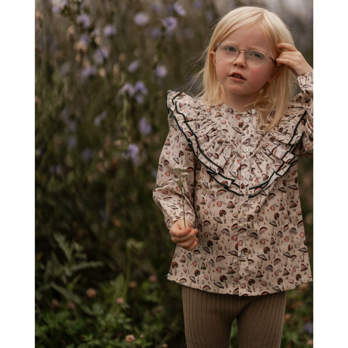 Hanevild Rainy Mushroom Shirt