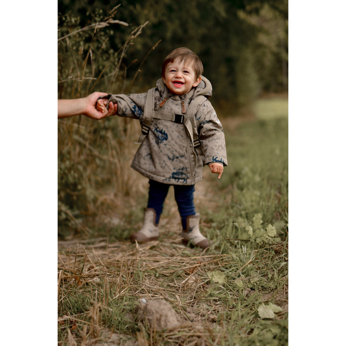 Mikk-Line Coriander Polyester Baby Jacket AOP