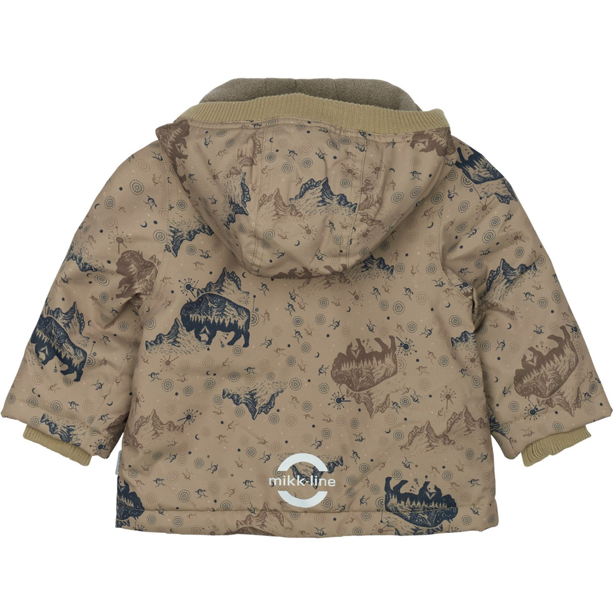 Mikk-Line Coriander Polyester Baby Jacket AOP