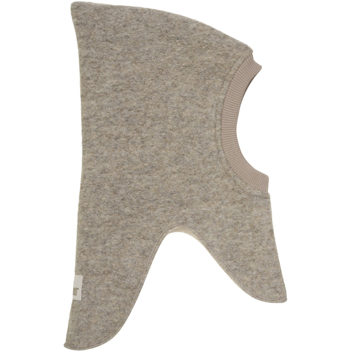 Huttelihut Camel Melange Balaclava Emb. Wool