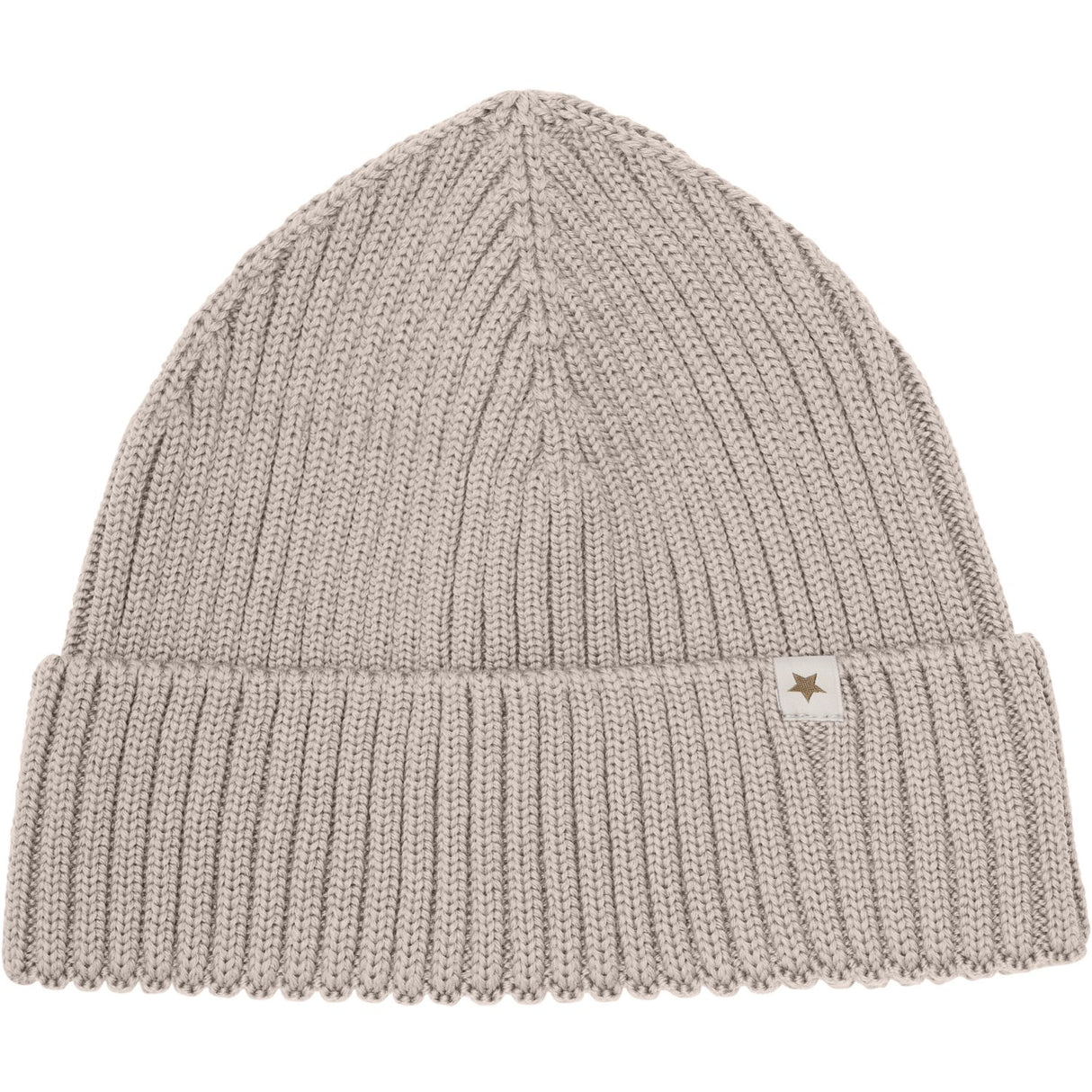 Huttelihut Camel Melange Beanie Wool Knit