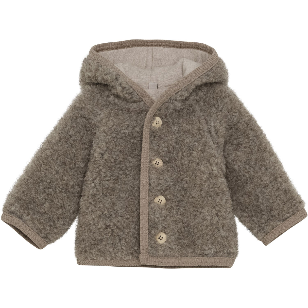 Huttelihut Camel Melange Jacket Pixie Wool Teddy W. Lin