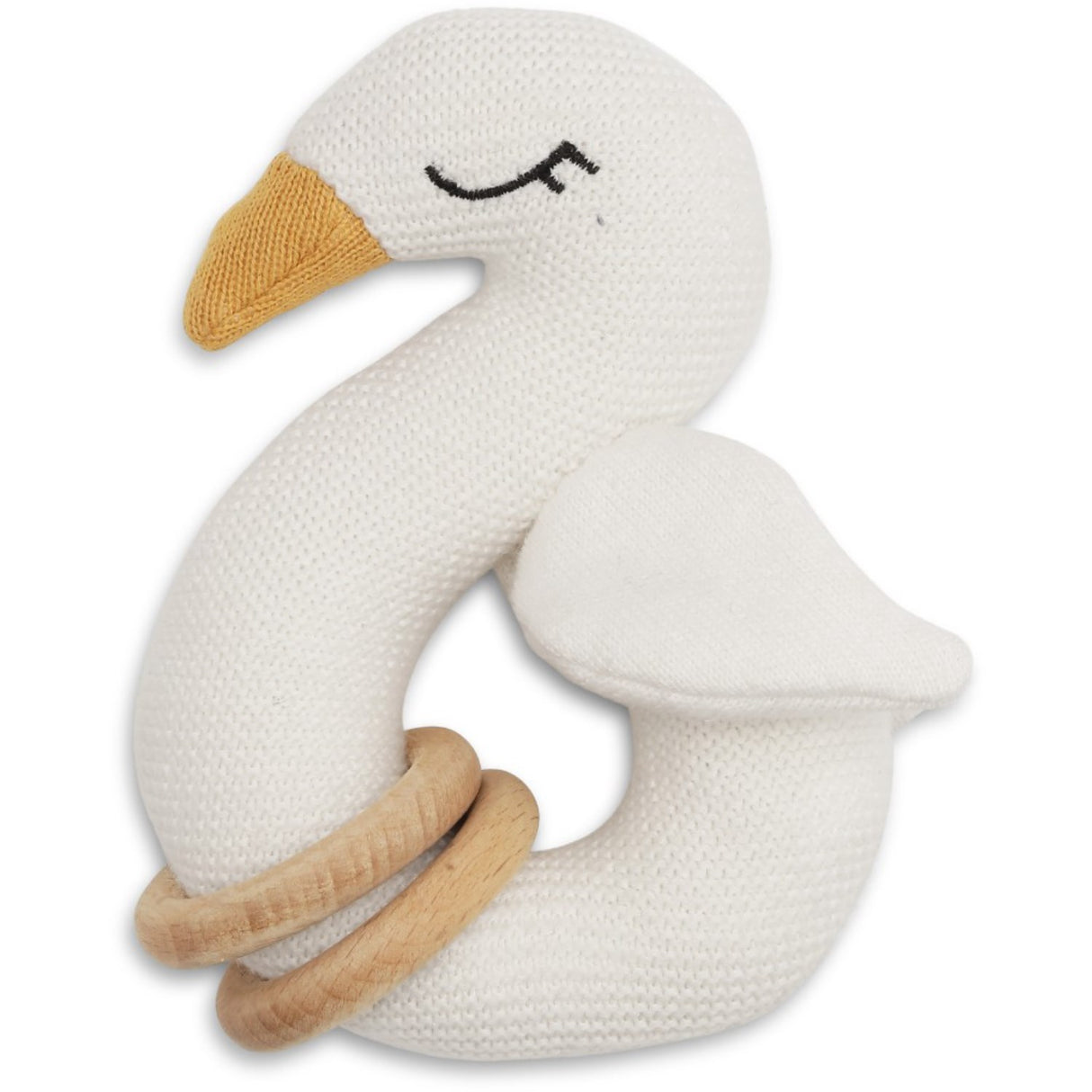 Vanilla COPENHAGEN Milk Rattle Swan