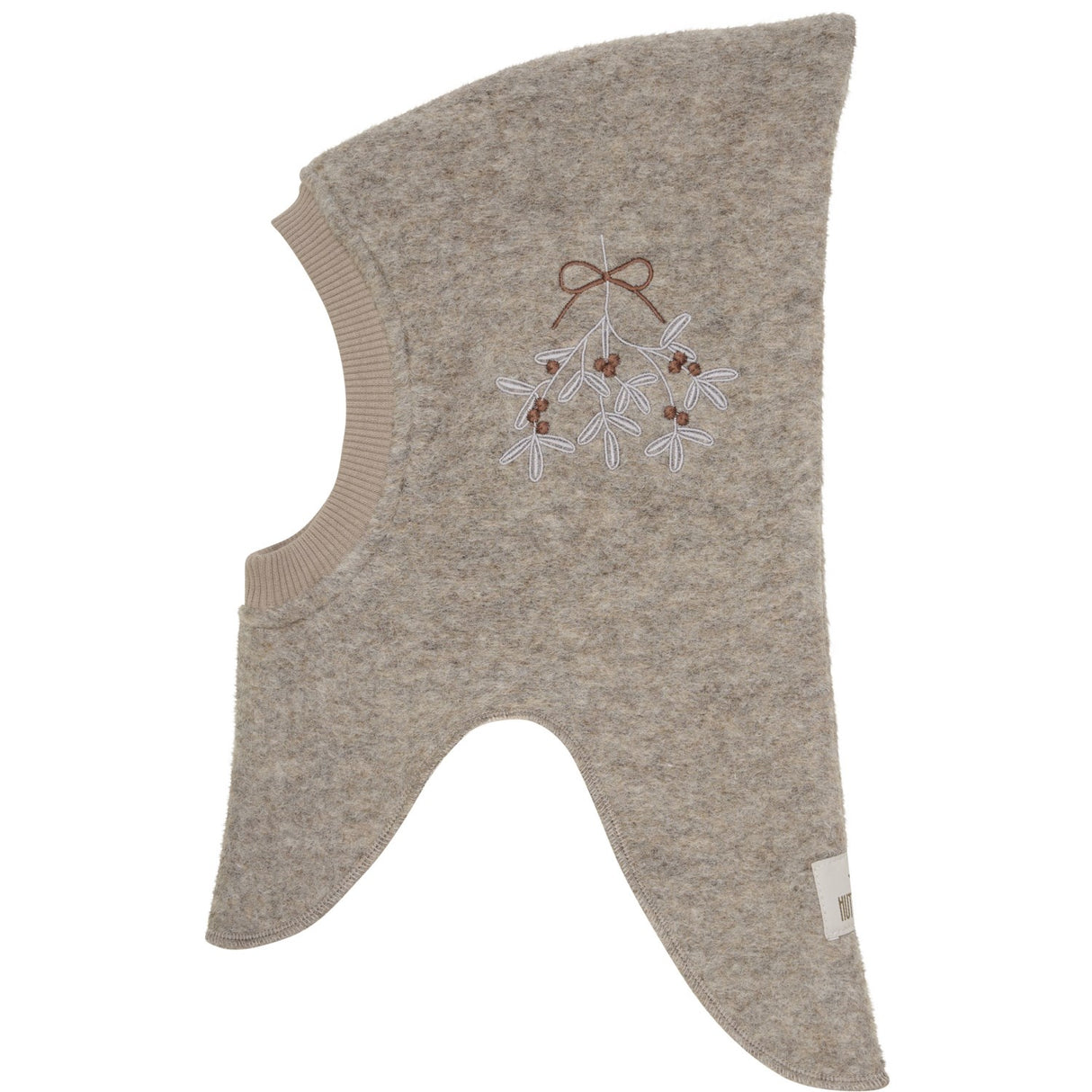 Huttelihut Camel Melange Balaclava Emb. Wool