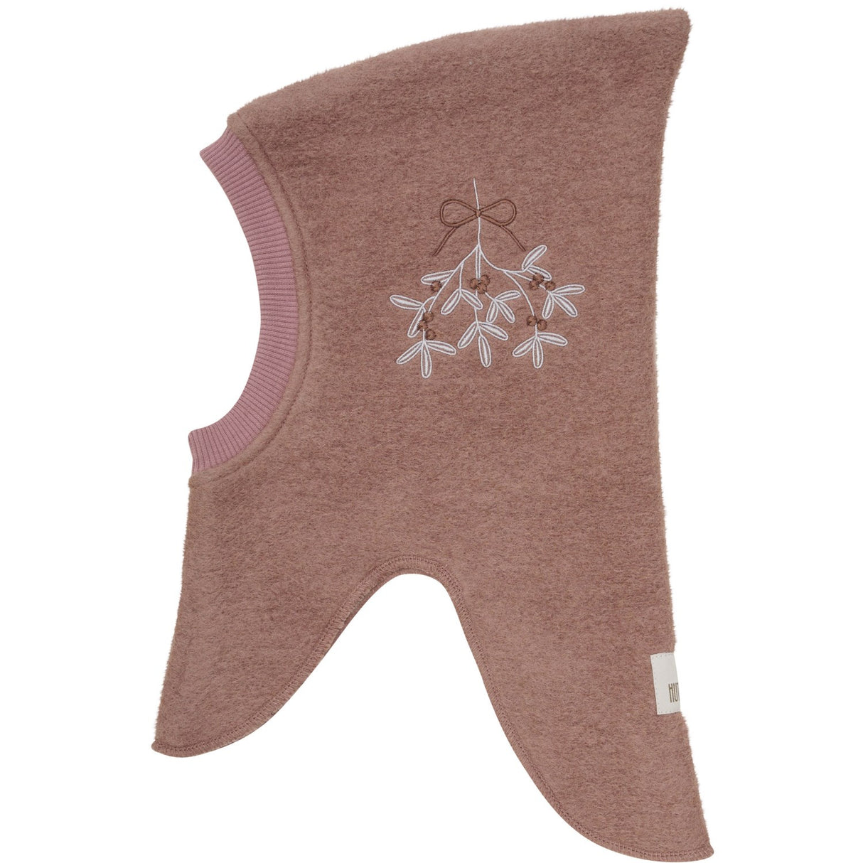 Huttelihut Burlwood Balaclava Emb. Wool