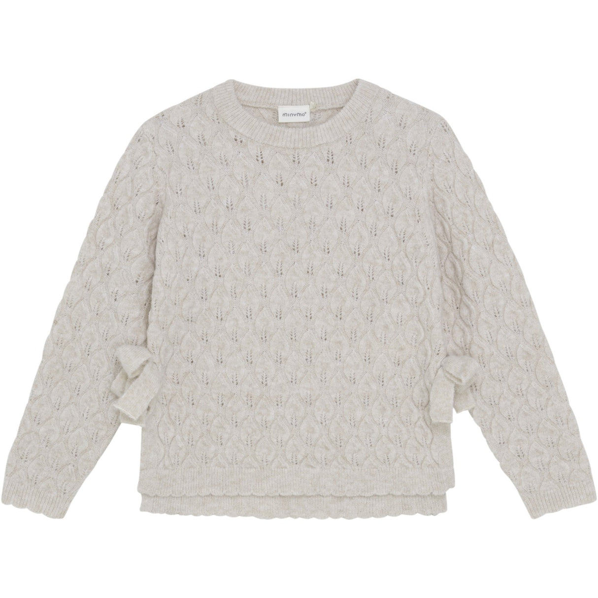 Minymo Smoke Gray Pullover LS Knit