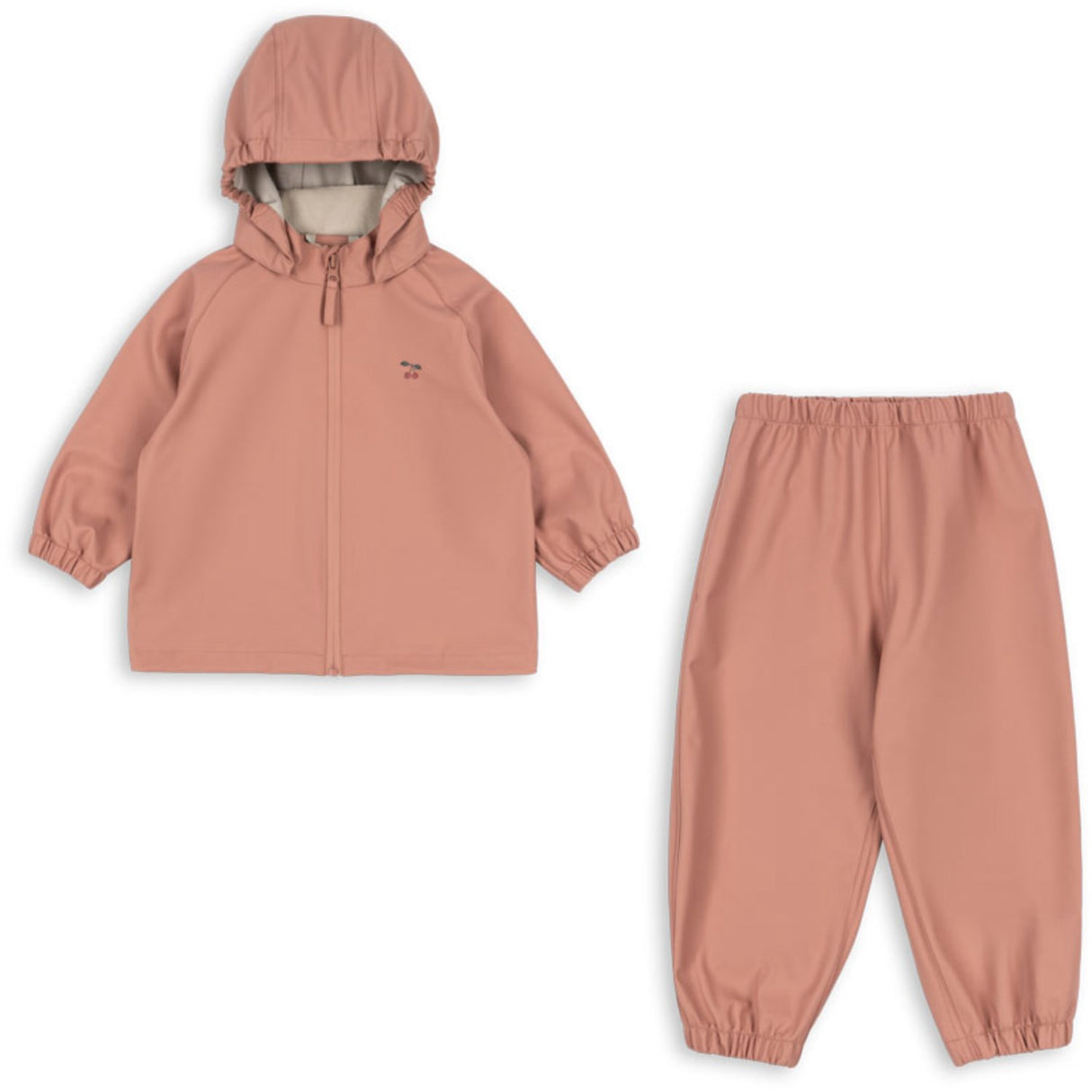 Konges Sløjd Cameo Brown Plainy Rain Set