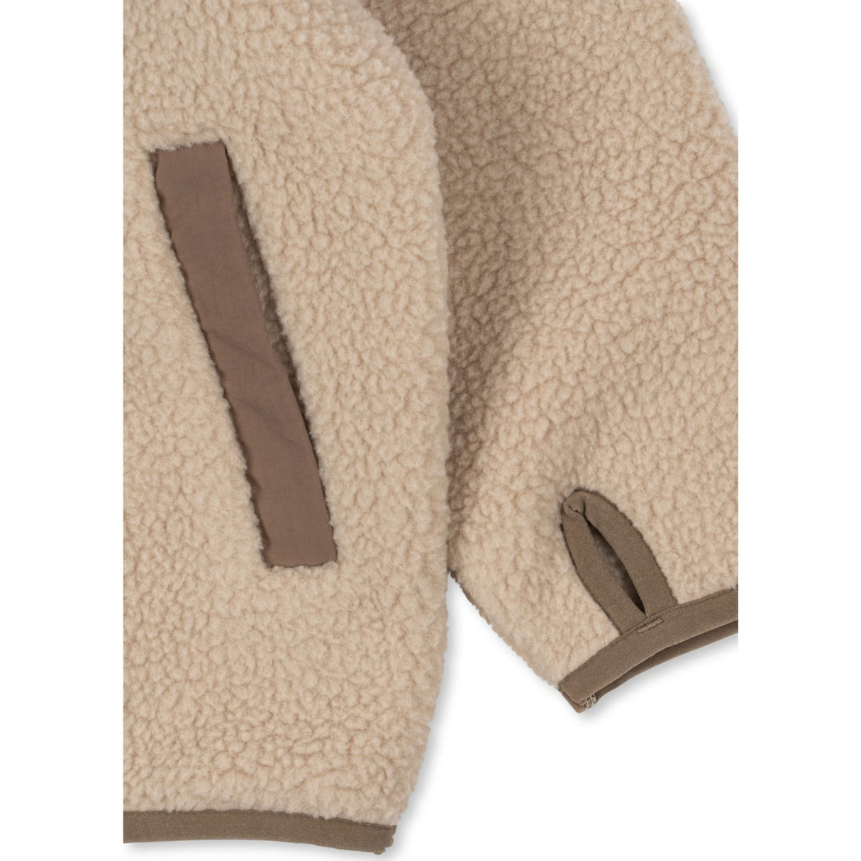 Konges Sløjd Oxford Tan Flynn Fleece Jacket Grs