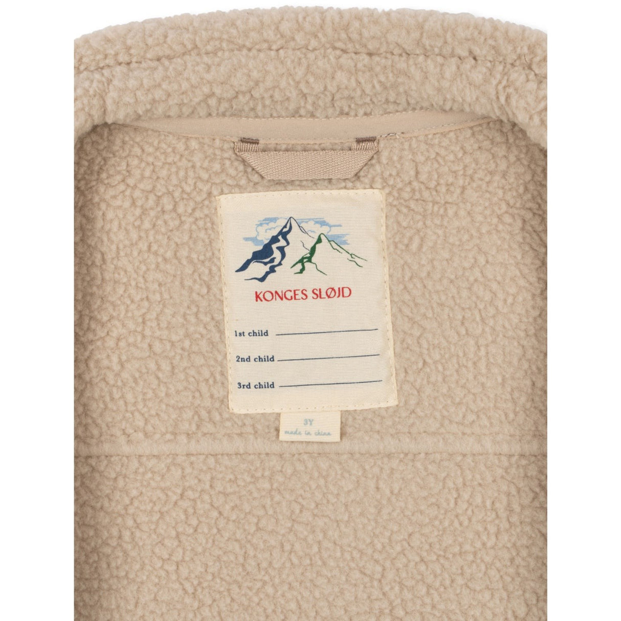 Konges Sløjd Oxford Tan Flynn Fleece Jacket Grs