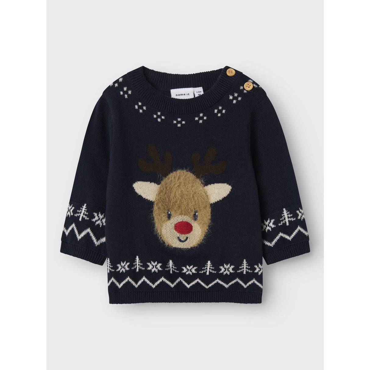 Name It Navy Blazer Nbmreome Ls Knit