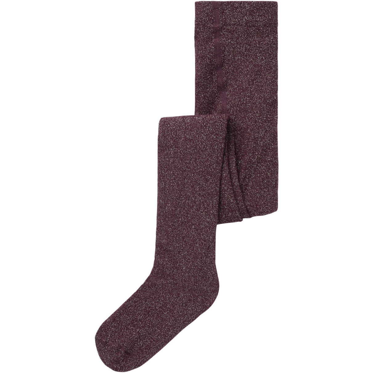 Name It Burgundy Lurex Silver Nmfrosie Pantyhose