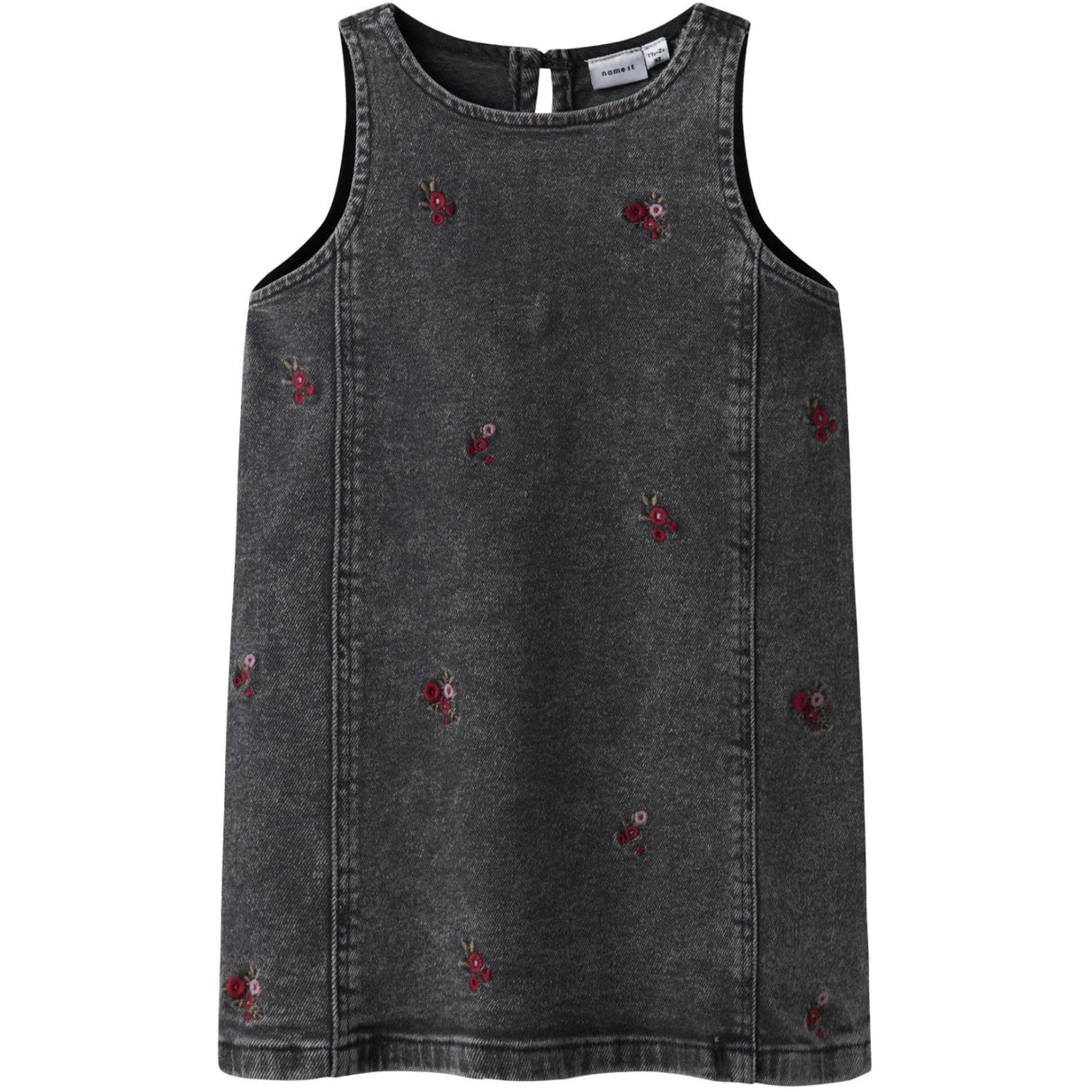 Name It Medium Grey Denim Flower Emb Nmfbrynn Emb Dnm Spencer 2006-fr R