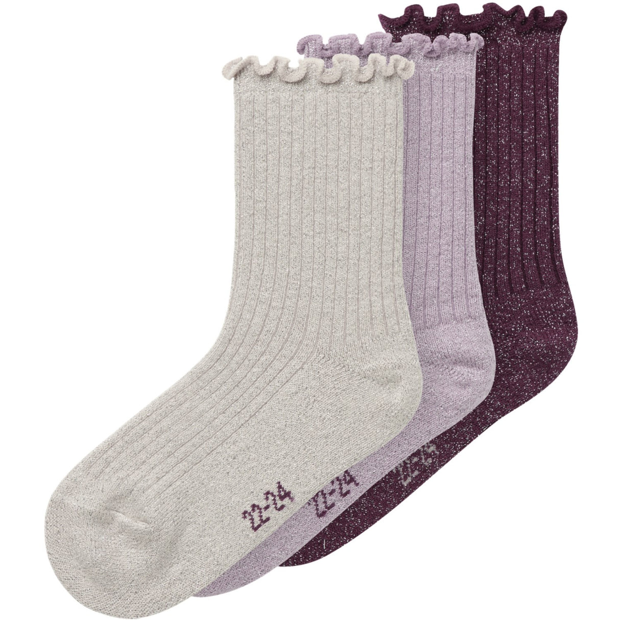 Name It Keepsake Lilac Nmfrosie 3p Socks