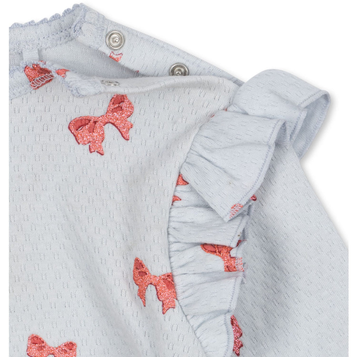 Konges Sløjd Rosia Blue Bow Sui Frill Body GOTS