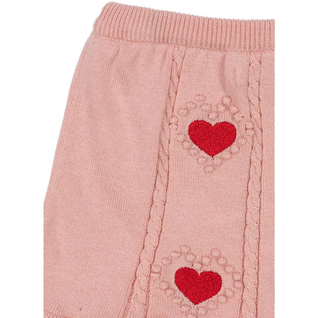 Konges Sløjd Silver Pink Soleil Knit Skirt GOTS