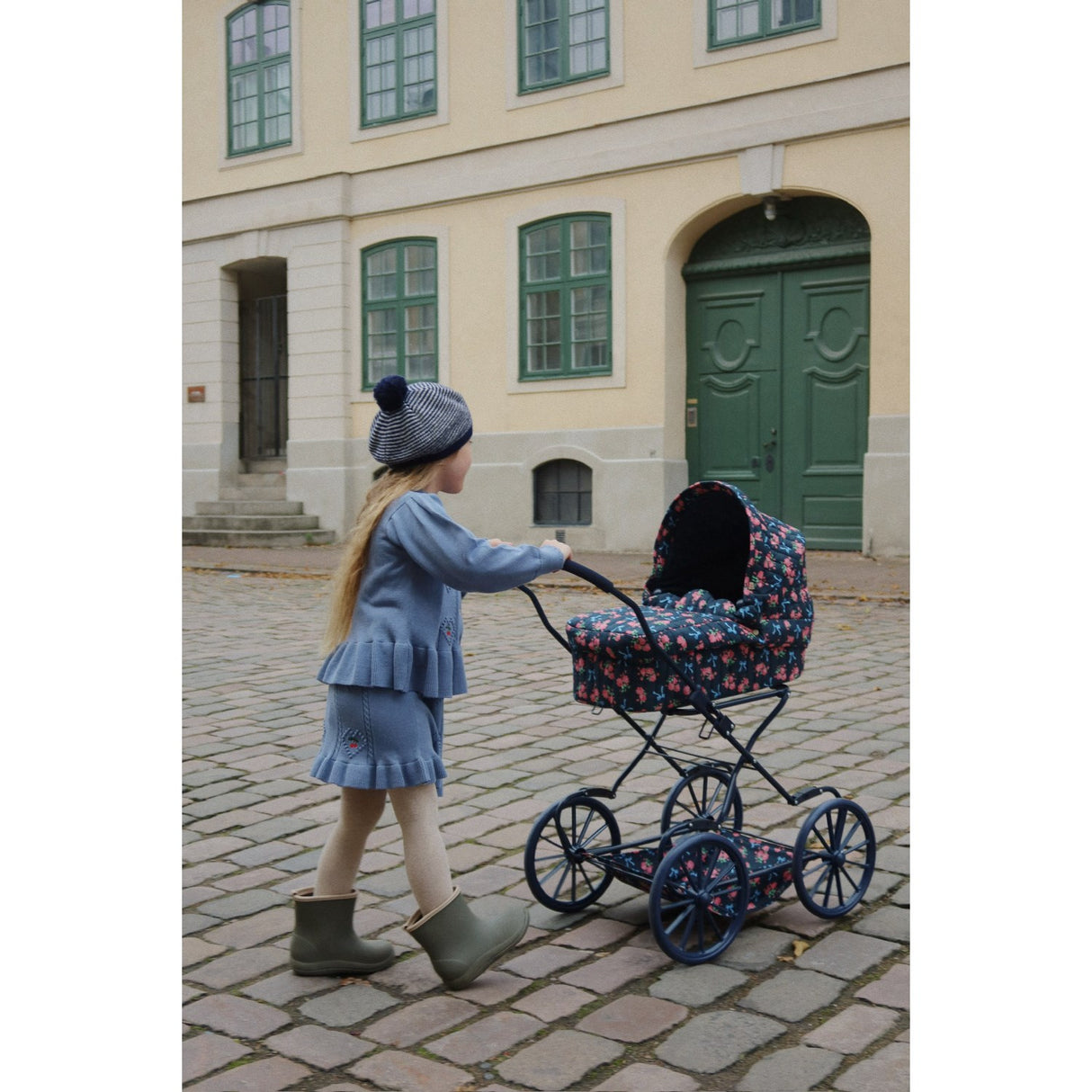 Konges Sløjd Country Blue Soleil Cardigan GOTS