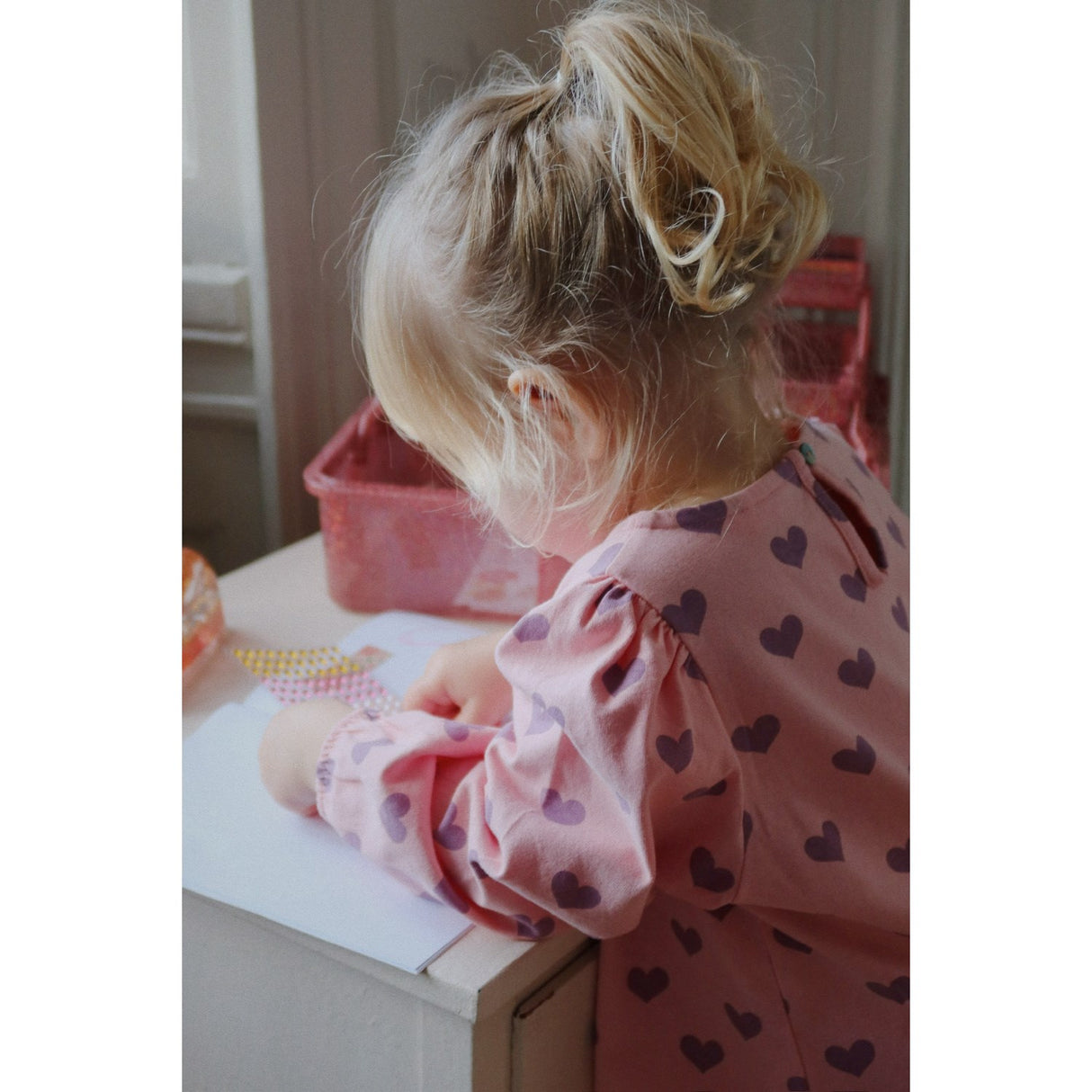 Konges Sløjd Hortensia Coeur Drey Slit Blouse GOTS