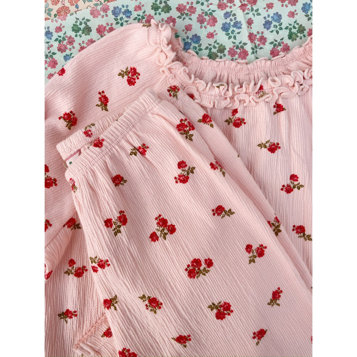 Konges Sløjd Rosa Pink Chleo Pants GOTS