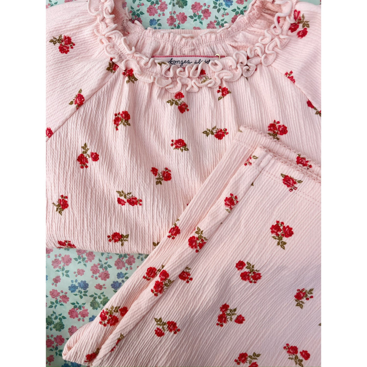 Konges Sløjd Rosa Pink Chleo Blouse GOTS