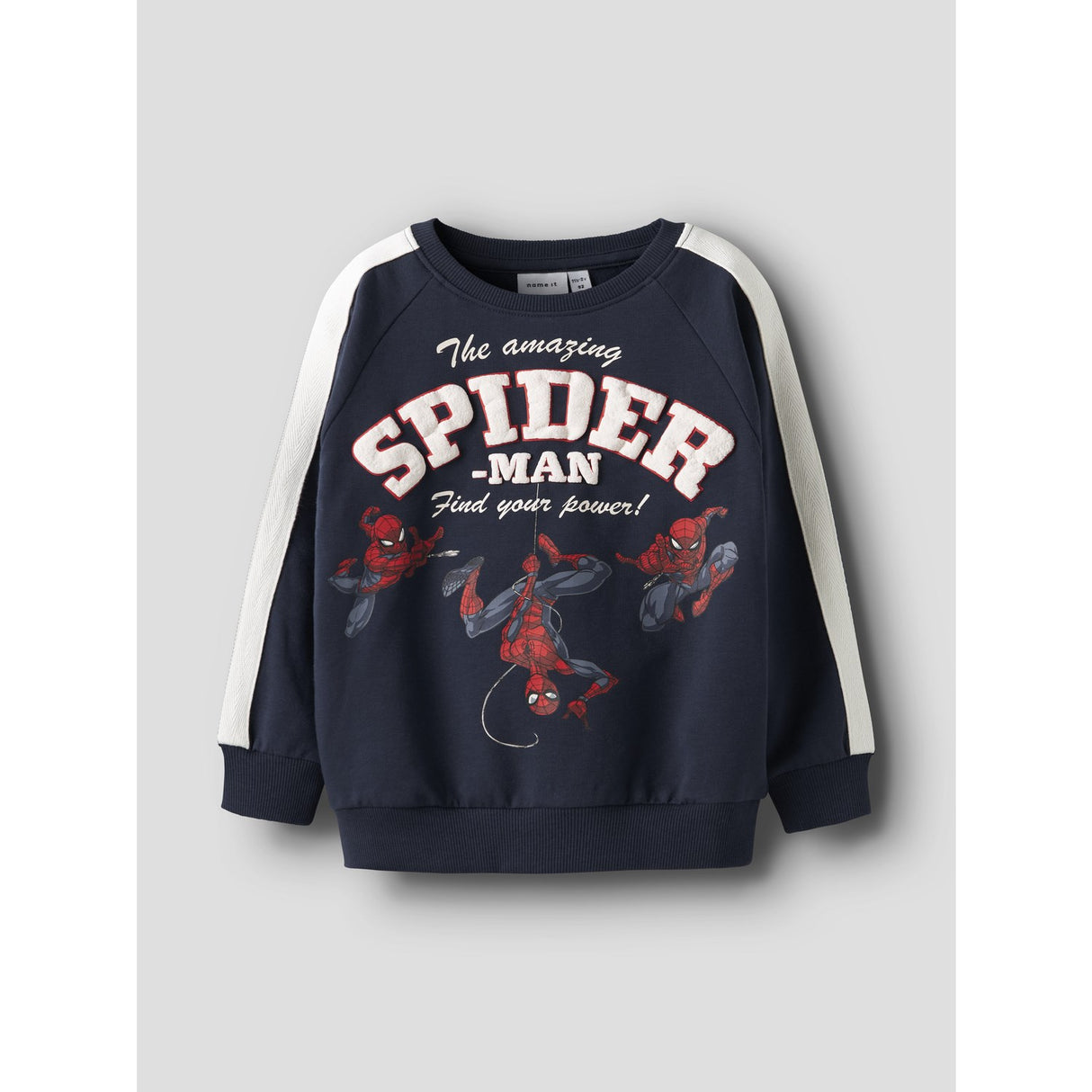 Name It Navy Blazer Nmmobert Spider Nreg Sweat Bru Mar
