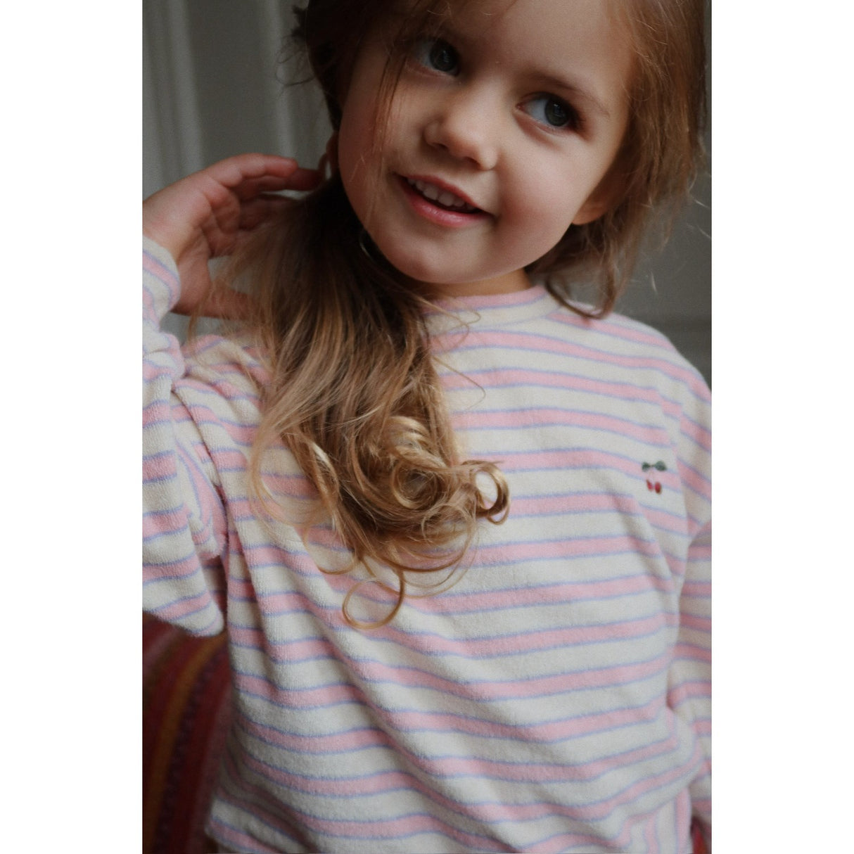 Konges Sløjd Lolly Stripe Itty Sweat Shirt GOTS