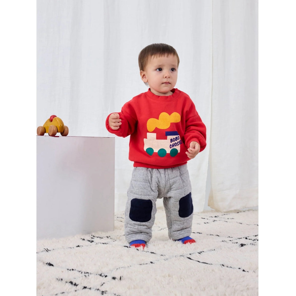 Bobo Choses Red Bobo Choo Choo Sweatshirt