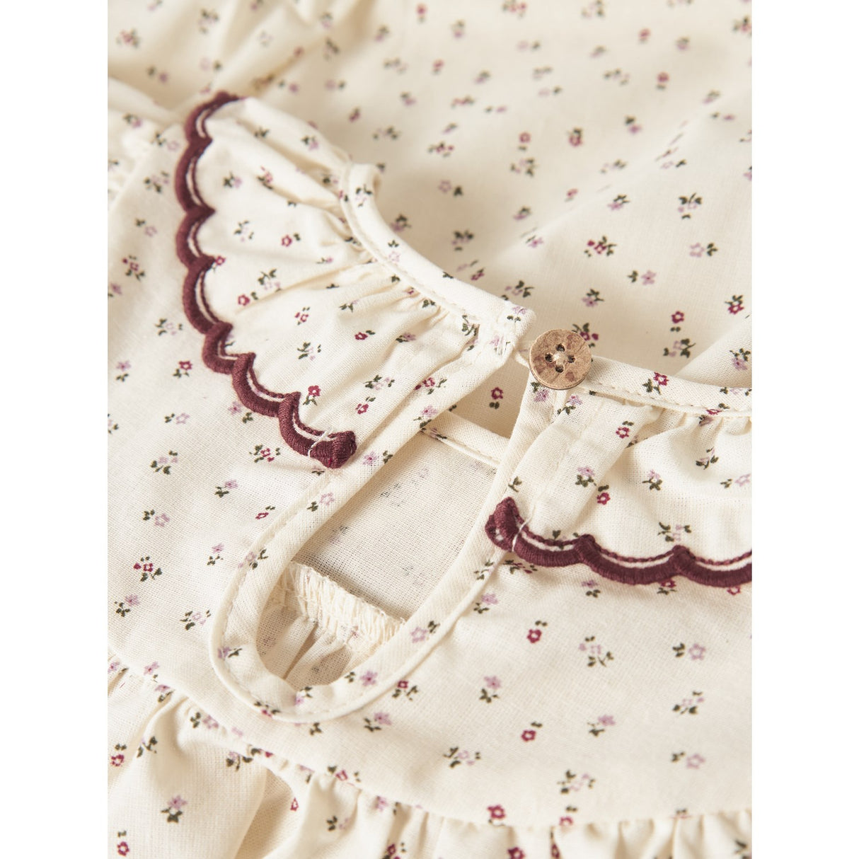 Lil'Atelier Turtledove Red Dahlia Nbfrasia Ls Loose Body Shirt Lil