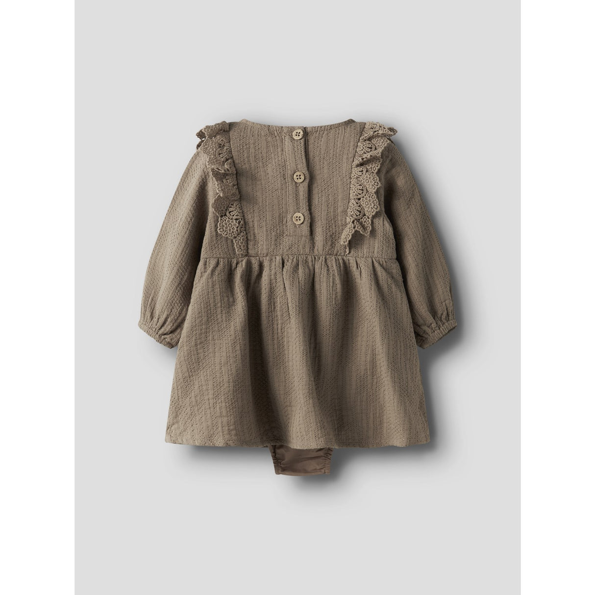 Lil'Atelier Sepia Tint Nbfrosita Liu Ls Body Dress Lil