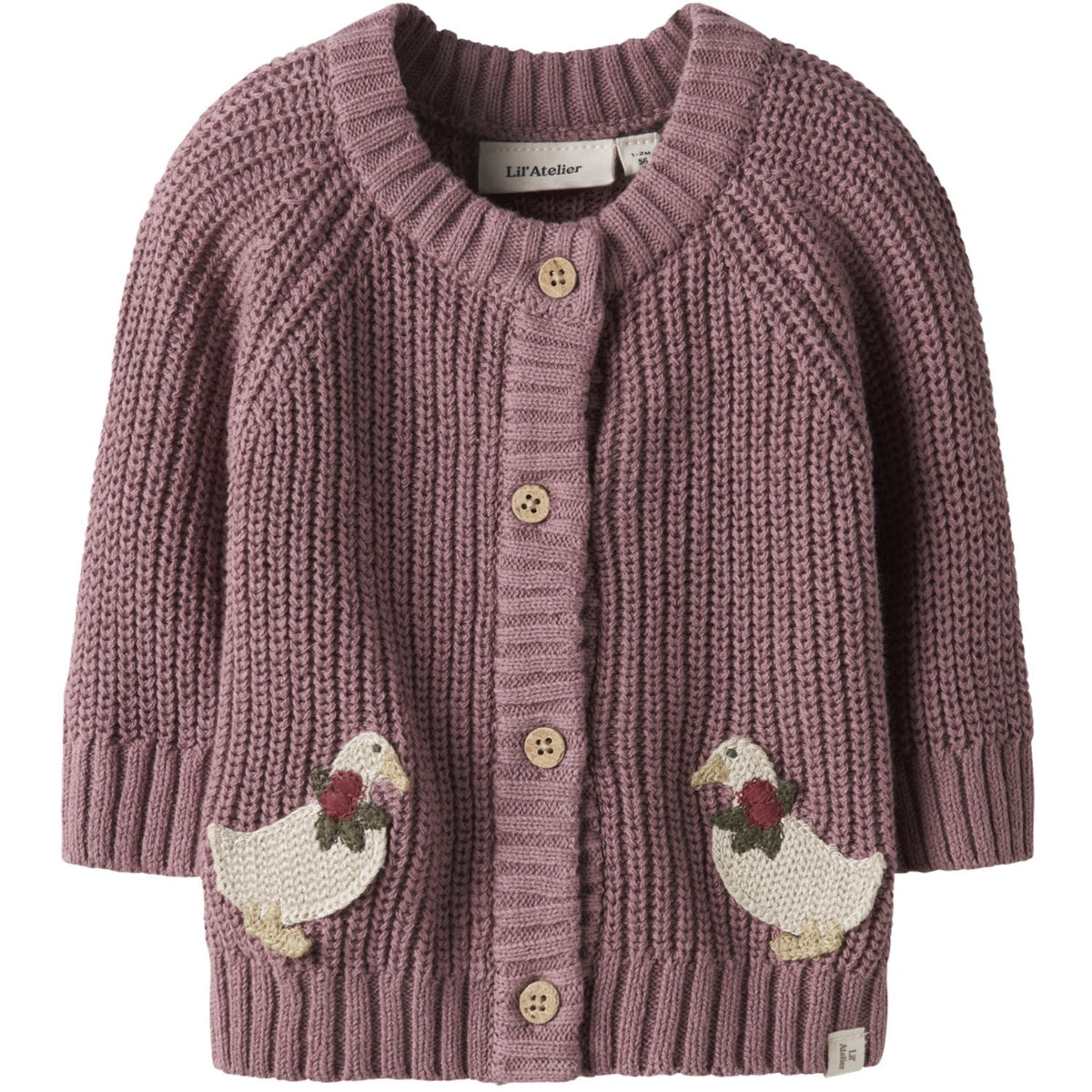 NBFEMLEN EMB LS KNIT LIL main image 0