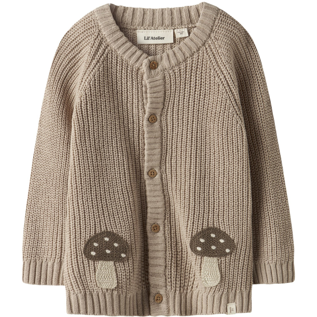 Lil'Atelier Oxford Tan Nmmemlen Lak Ls Knit Card Lil