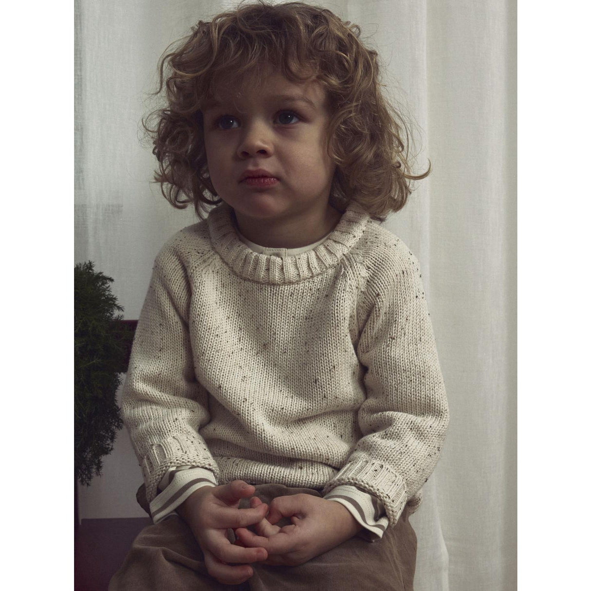 Lil'Atelier Turtledove Nmngalto Fak Ls Knit Lil