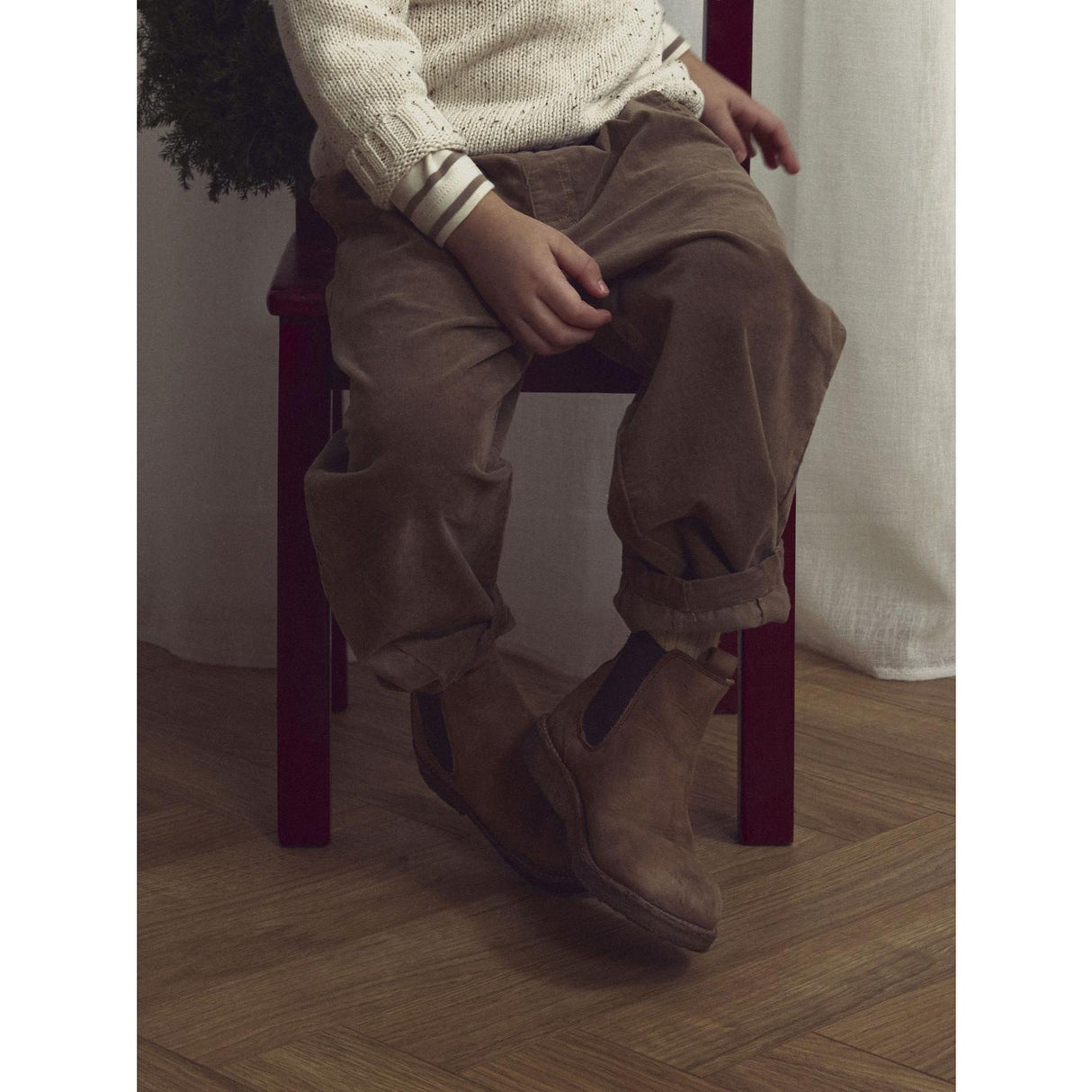 Lil'Atelier Sepia Tint Nmmsomba Loose Cord Pants 7766-So S Lil