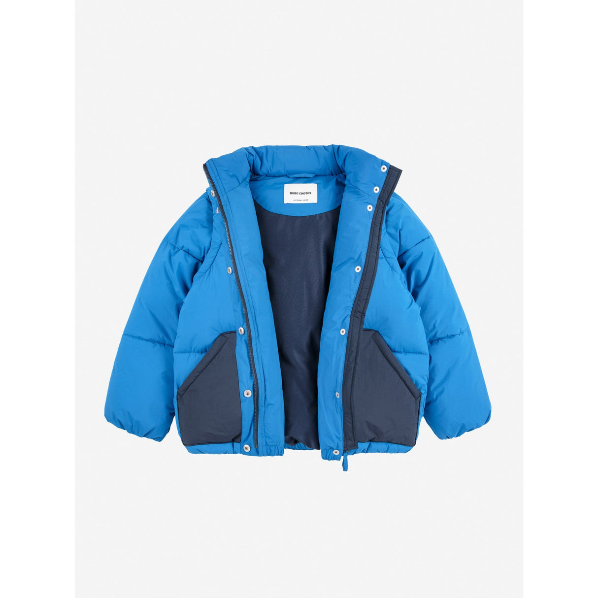 Bobo Choses Blue Tic Tac Toe Padded Anorak